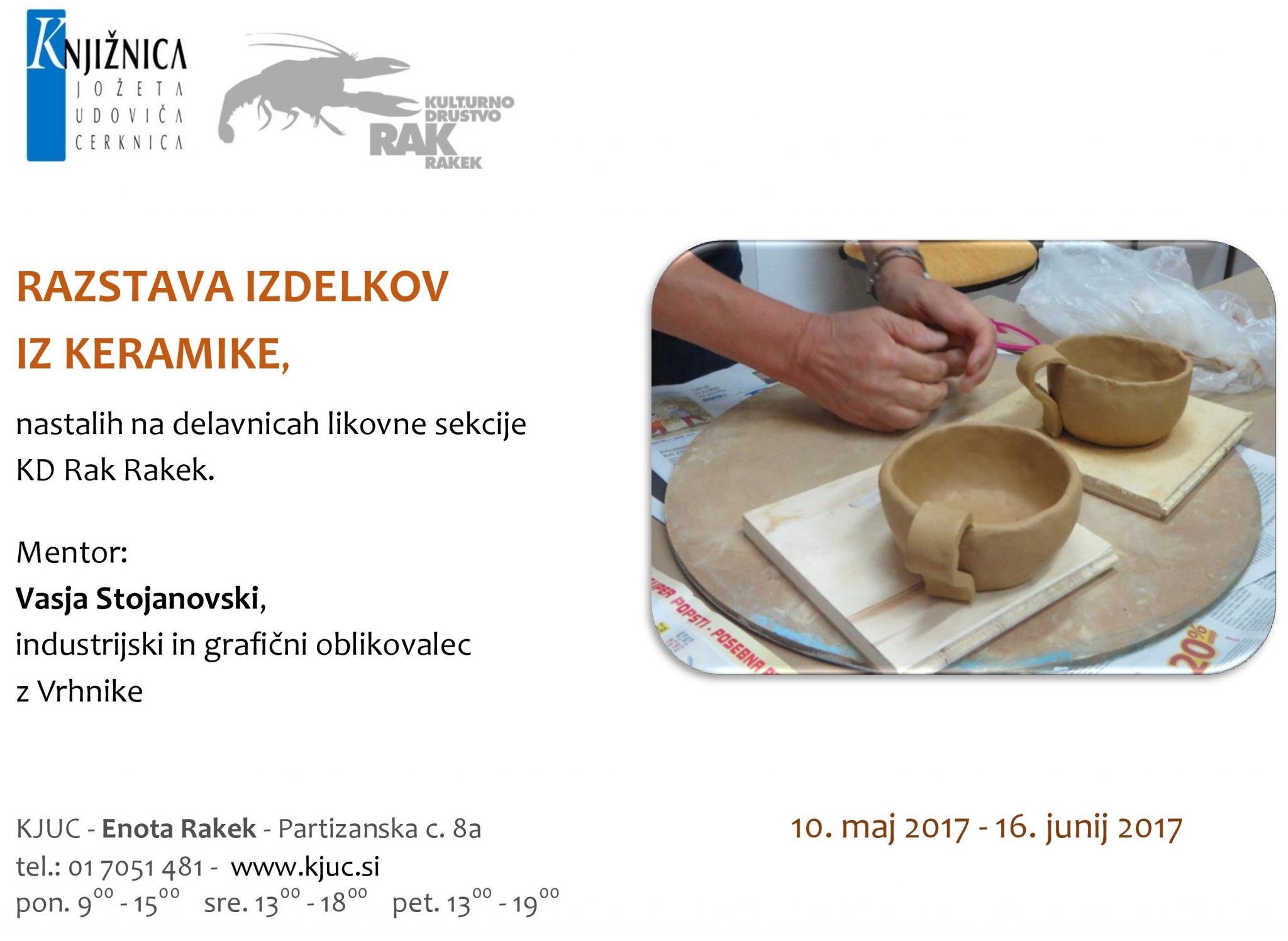 vabilo keramika page 001 - KD Rak Rakek - razstava izdelkov iz keramike
