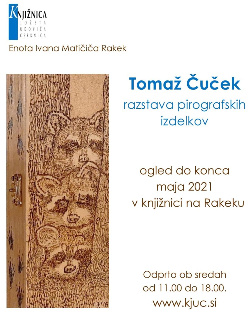cover 821x1024 - Tomaž Čuček - razstava pirografskih izdelkov