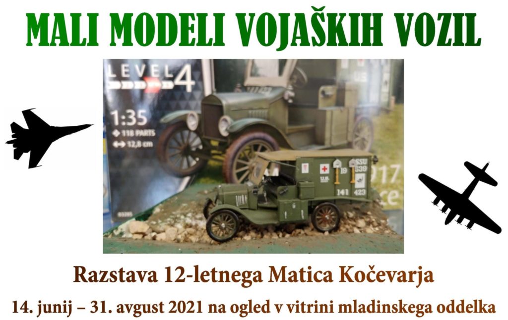cover2 1 1024x646 - Mali modeli vojaških vozil - razstava 12-letnega Matica Kočevarja