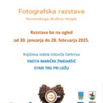 Fotografska razstava Slovenskega društva Hospic