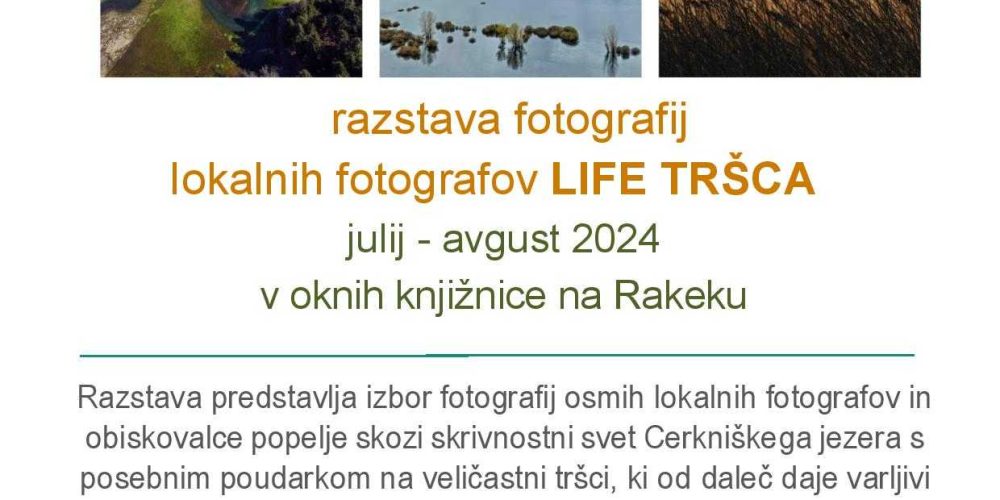 Razstava fotografij lokalnih fotografov LIFE TRŠCA