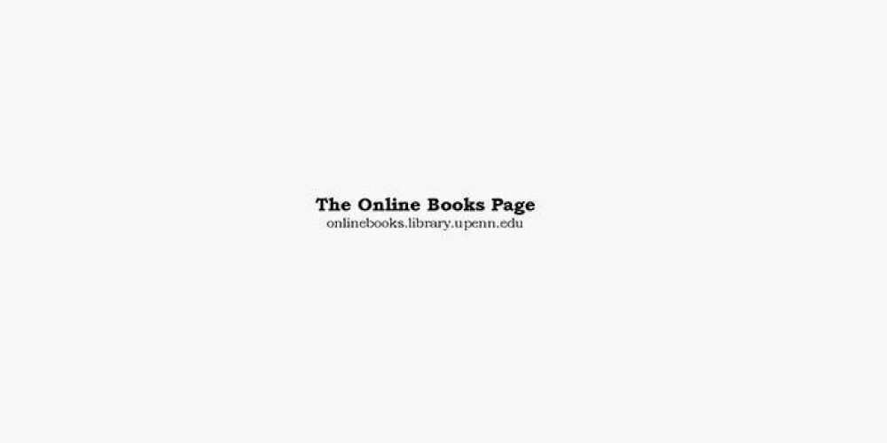 The Online Books Page