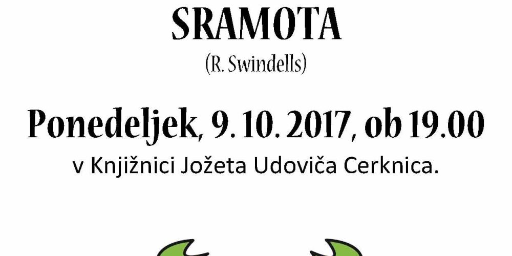 Knjiga ne grize: R. Swindells – Sramota