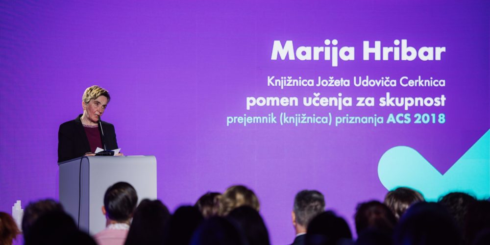 Direktorica Marija Hribar se je udeležila osrednje prireditve Andragoškega centra Slovenije v Narodni galeriji