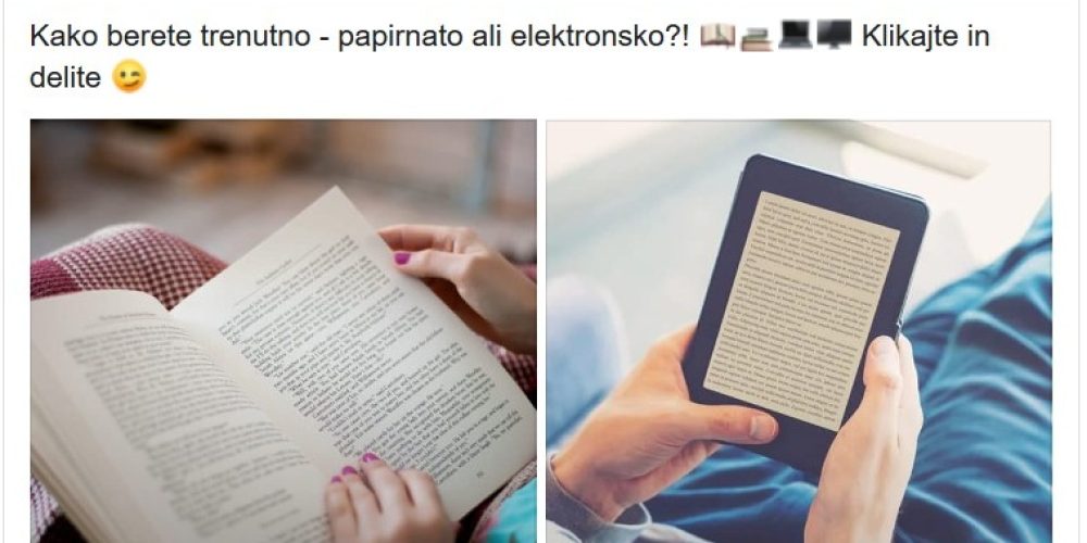 Anketa – tiskana ali elektronska knjiga