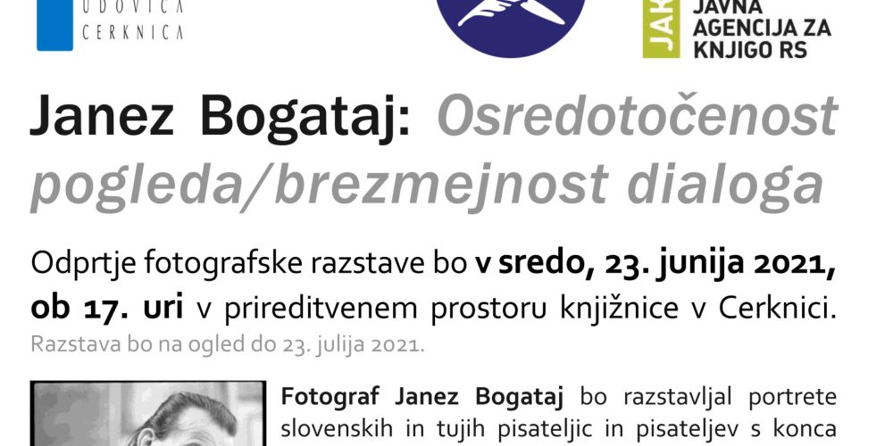 Janez Bogataj: Osredotočenost pogleda/brezmejnost dialoga – odprtje fotografske razstave