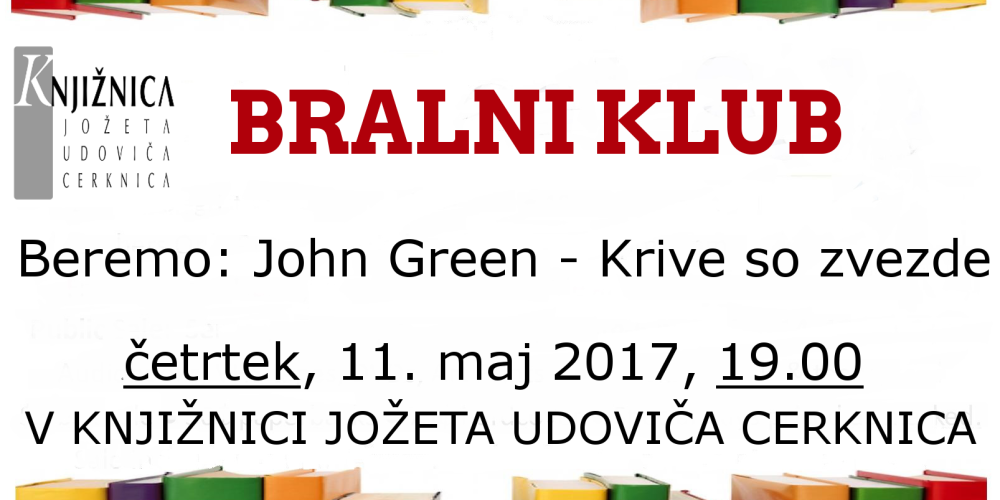 Bralni klub: John Green – Krive so zvezde