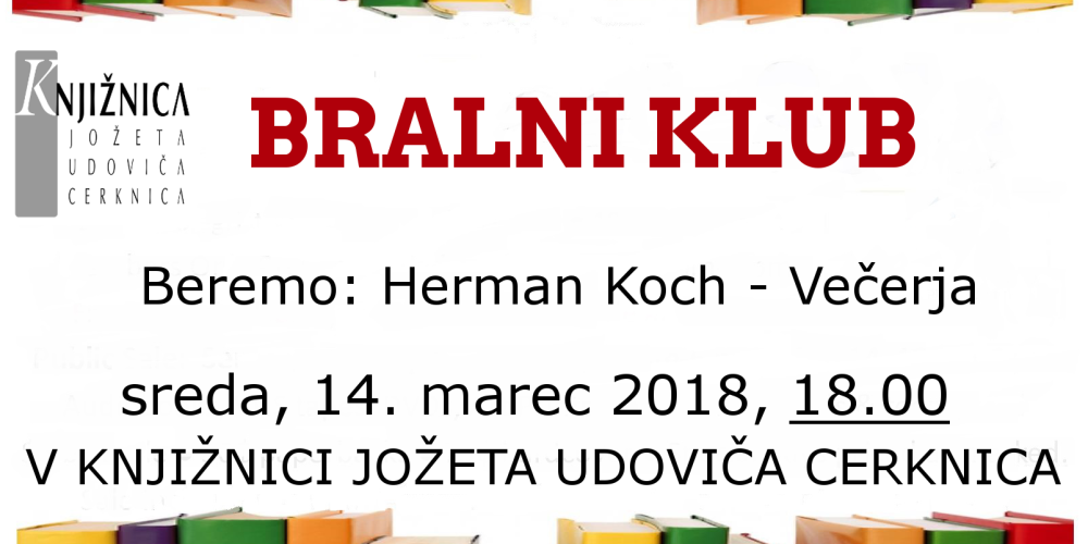 Bralni klub: Herman Koch – Večerja