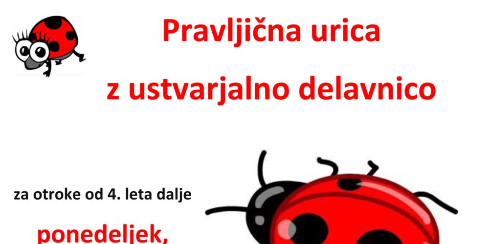 Pravljična urica z ustvarjalnico za otroke od 4. leta dalje