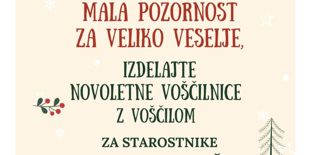 Mala pozornost za veliko veselje