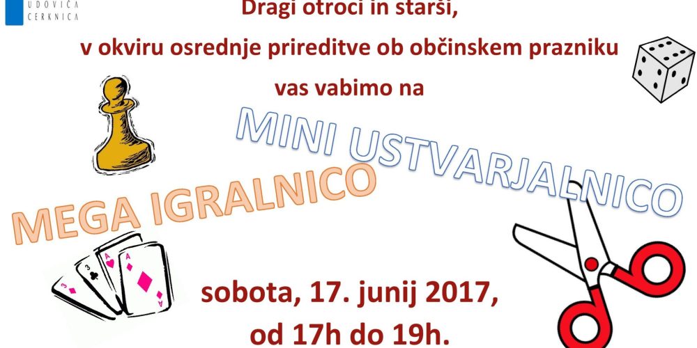 Mega igralnica in mini ustvarjalnica