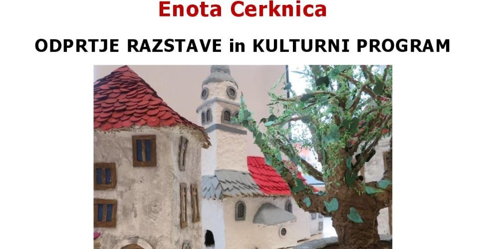 Cerknica v umetnosti skozi oči deklet in fantov iz Varstveno delovnega centra Postojna – Enota Cerknica