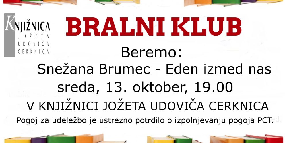 Bralni klub: Snežana Brumec – Eden izmed nas