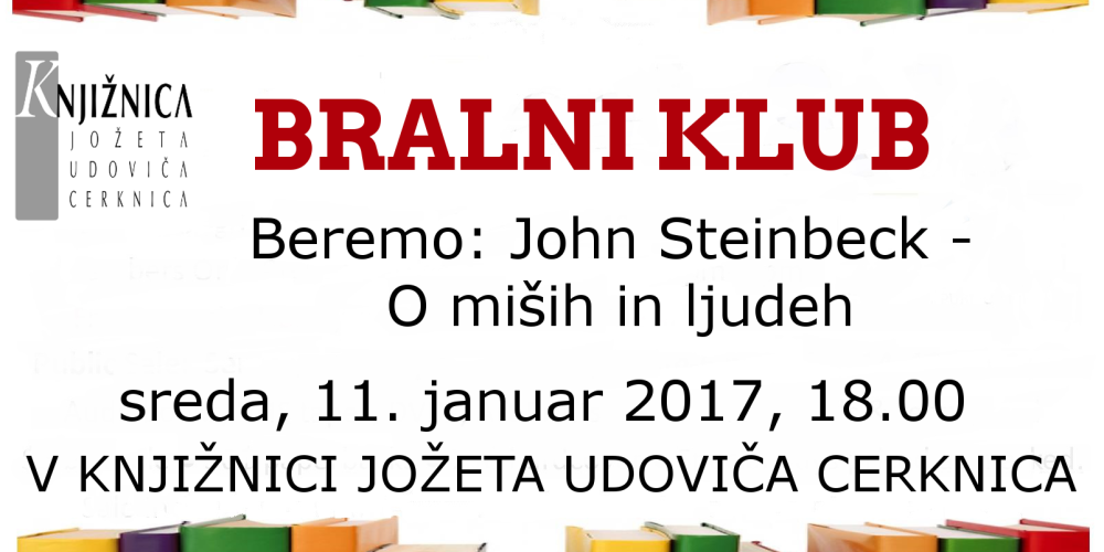 Bralni klub: John Steinbeck – O miših in ljudeh