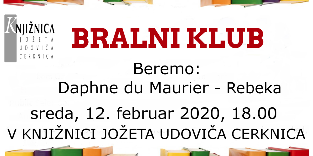 Bralni klub: Daphne du Maurier – Rebeka