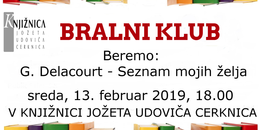 Bralni klub: G. Delacourt – Seznam mojih želja