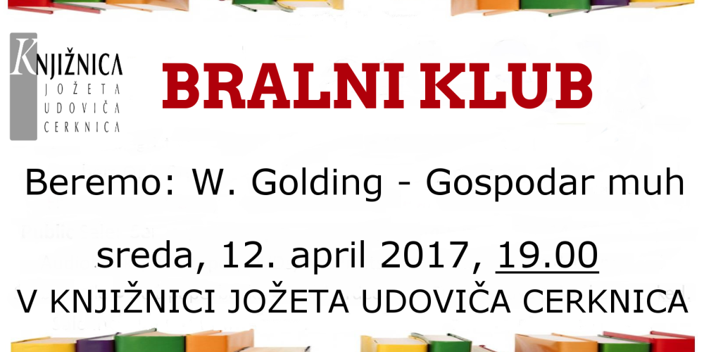 Bralni klub: W. Golding – Gospodar muh