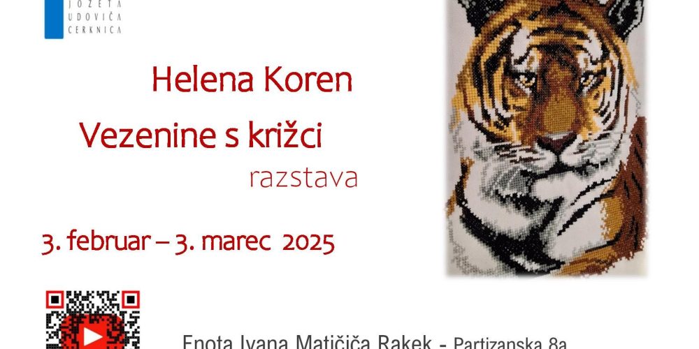 Helena Koren – Vezenine s križci